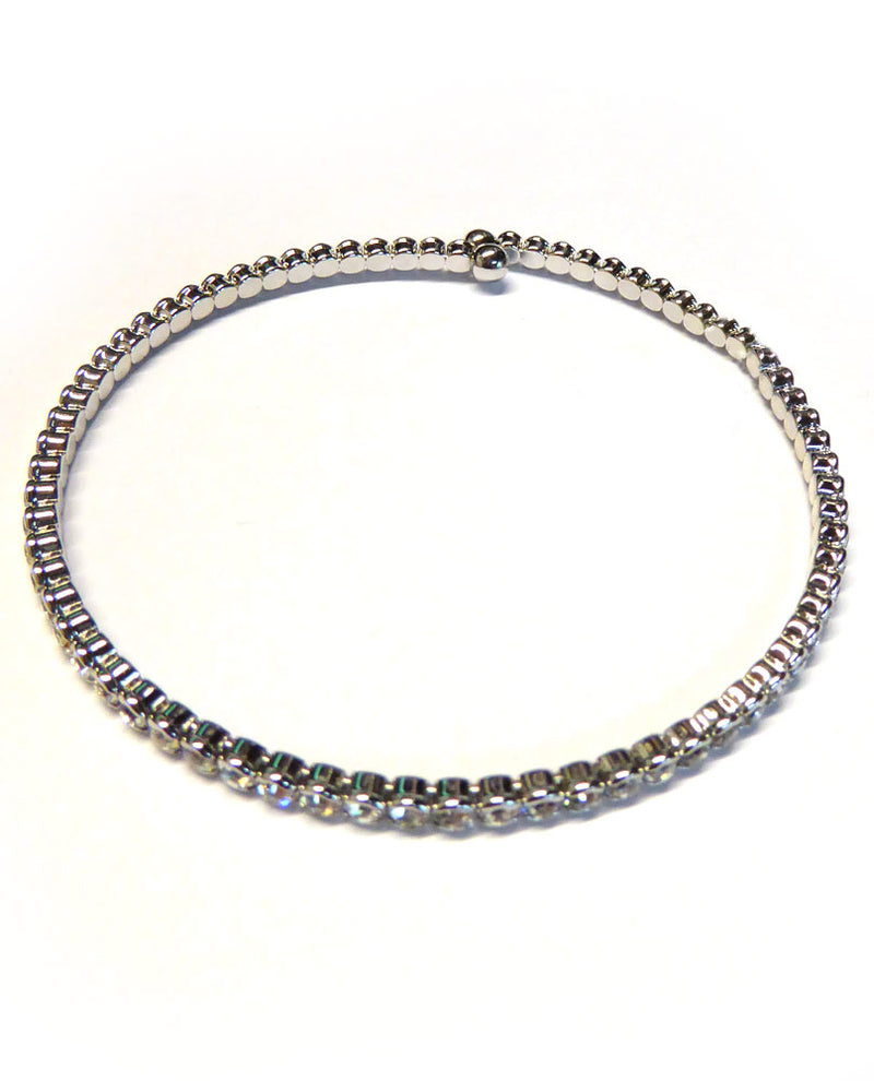 Prongless Small Crystal Bracelet LNFKRB0001 SILVER A/B