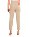 Back of Renuar R1542 Sand Skinny Ankle Pant be comfortable in these stylish stretch ankle pants