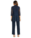 2-Piece Soutache Pant Set 5012 Navy