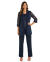 2-Piece Soutache Pant Set 5012 Navy