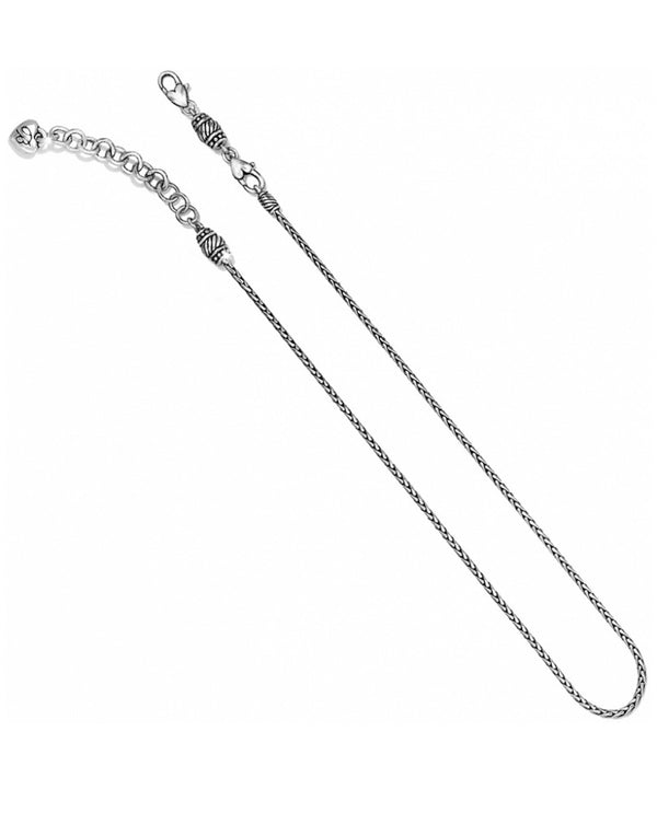 Silver Brighton J46690 ABC Classic Short Necklace lets you add your favorite charms and beads