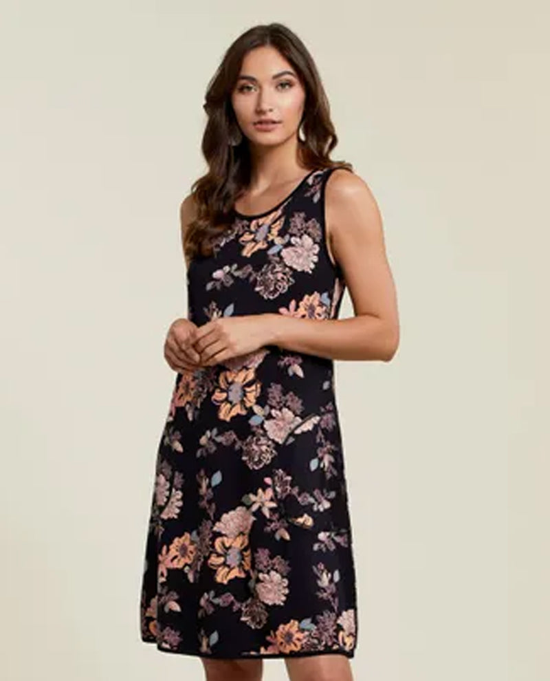 TRIBAL 6895O REVERSIBLE A-LINE DRESS WITH POCKETS TRIBAL 6895O REVERSIBLE A-LINE DRESS WITH POCKETS