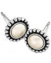 BRIGHTON J20902 LUSTER MINI POST EARRINGS