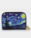 Rfid Starry Night Zipper Wallet 81001