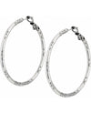 BRIGHTON J19530 LARGE HOOP CHARM EARRINGS