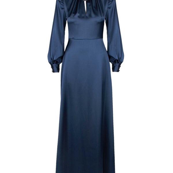 Aidan Mattox Jewel Neck Gown
