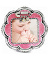 Brighton G10280 Baby Love Flower Frame pink flower baby photo frame with diaper charms