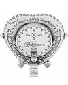 Brighton G20112 Heartbeat In Time Clock silver heart-shaped clock for a wedding gift