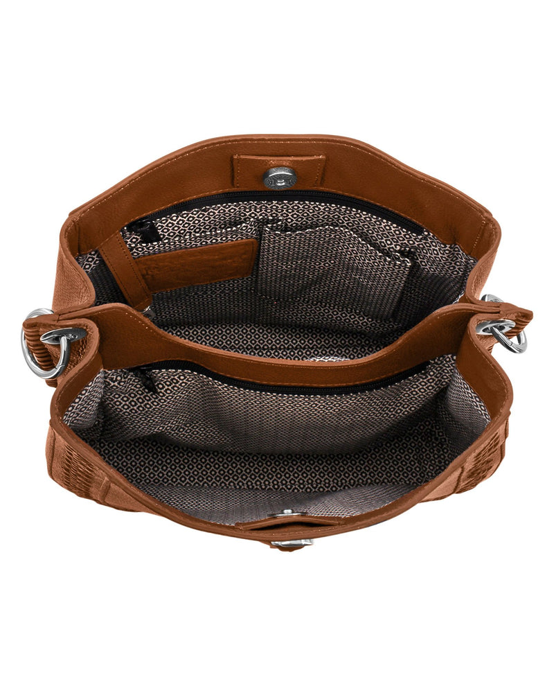 Brighton H3652U Georgia Convertible Hobo BOURBON