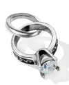 Brighton J92662 ABC Diamond Ring Charm silver engagement ring charm