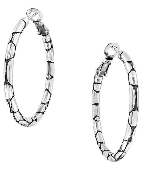BRIGHTON JA5420 PEBBLE SMALL HOOP EARRING