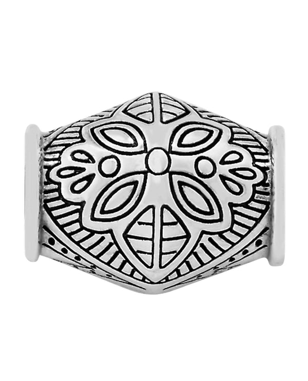 Brighton JC3220 Marrakesh Barrel Bead silver exotic bead