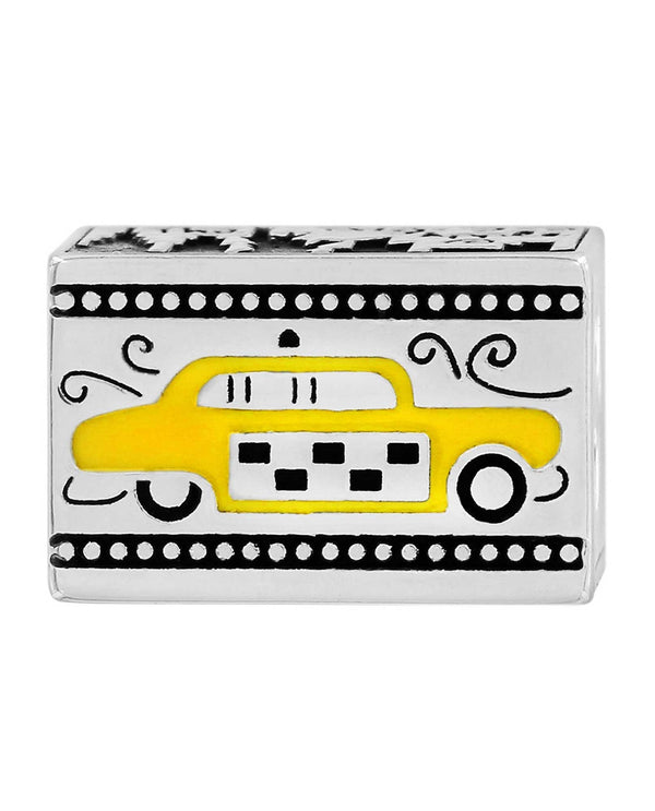 Brighton JC3603 New York Postcard Bead with yellow taxi 