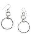 BRIGHTON JE4700 PEBBLE RINGS FRENCH WIRE EARRINGS