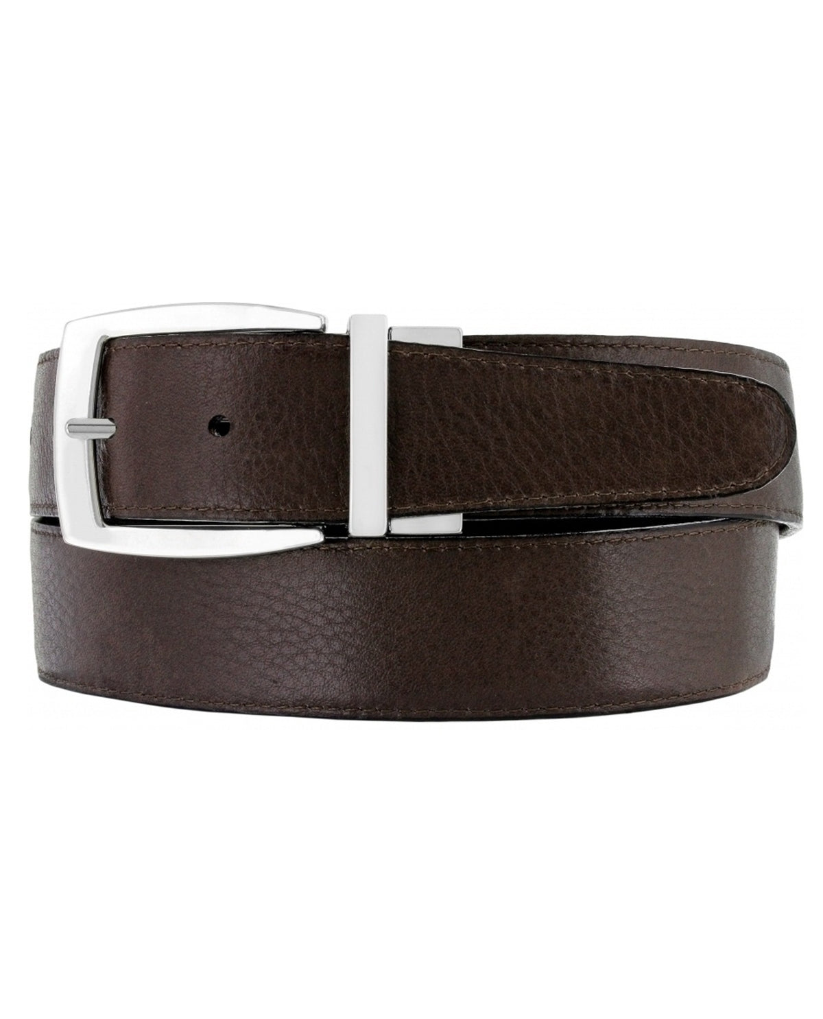 2 Brighton Belts Small - Black Leather - Reversible Brown EXCELLENT 43404 Really Tough Reversible Belt - Brighton main image 2