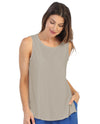 By JJ IT-124 Tank Top Taupe