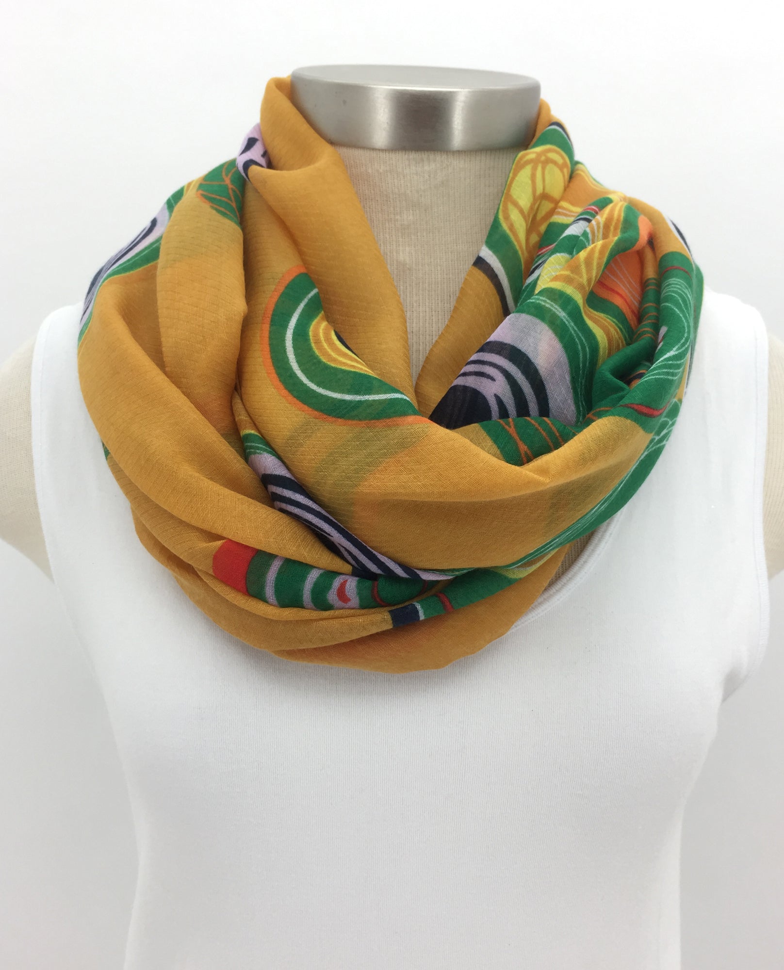 Gyroscope Dot Scarf with Fringe – The Clothing Cove