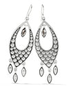 Brighton JA7481 Pebble Disc Marquise Statement French Wire Earrings