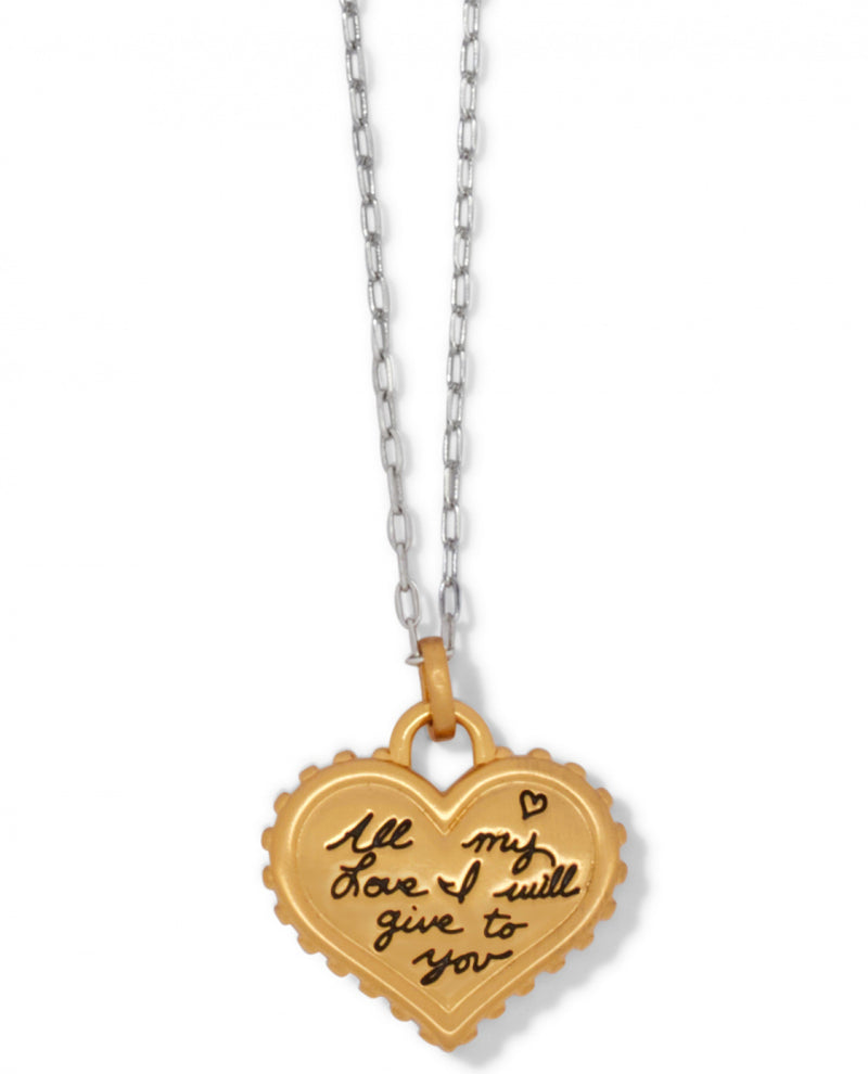 Brighton JM3813 Simply Charming Giving Heart Necklace