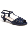 Lady Couture Dressy Sandal  1 3/4 Heel Navy