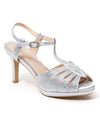Lady Couture Platform Dressy Silver