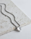 Rachel Marie Designs Lennox Crystal Heart Necklace Clear