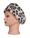Leopard Print Headband Ivory