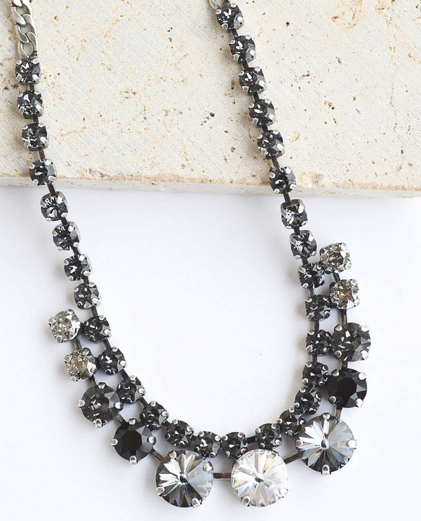 Quinn Necklace Silver Ombre by Rachel Marie Designs