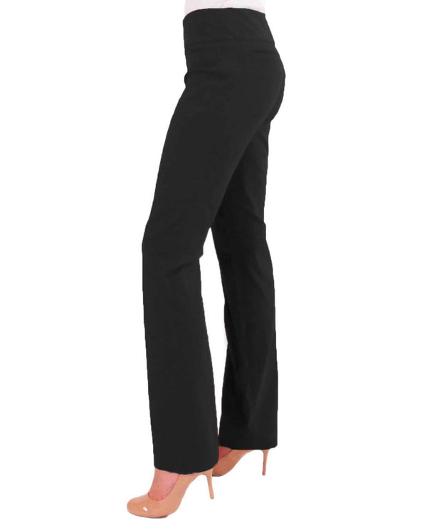 Renuar Pant -Pull-On Flare - Black – Cloth