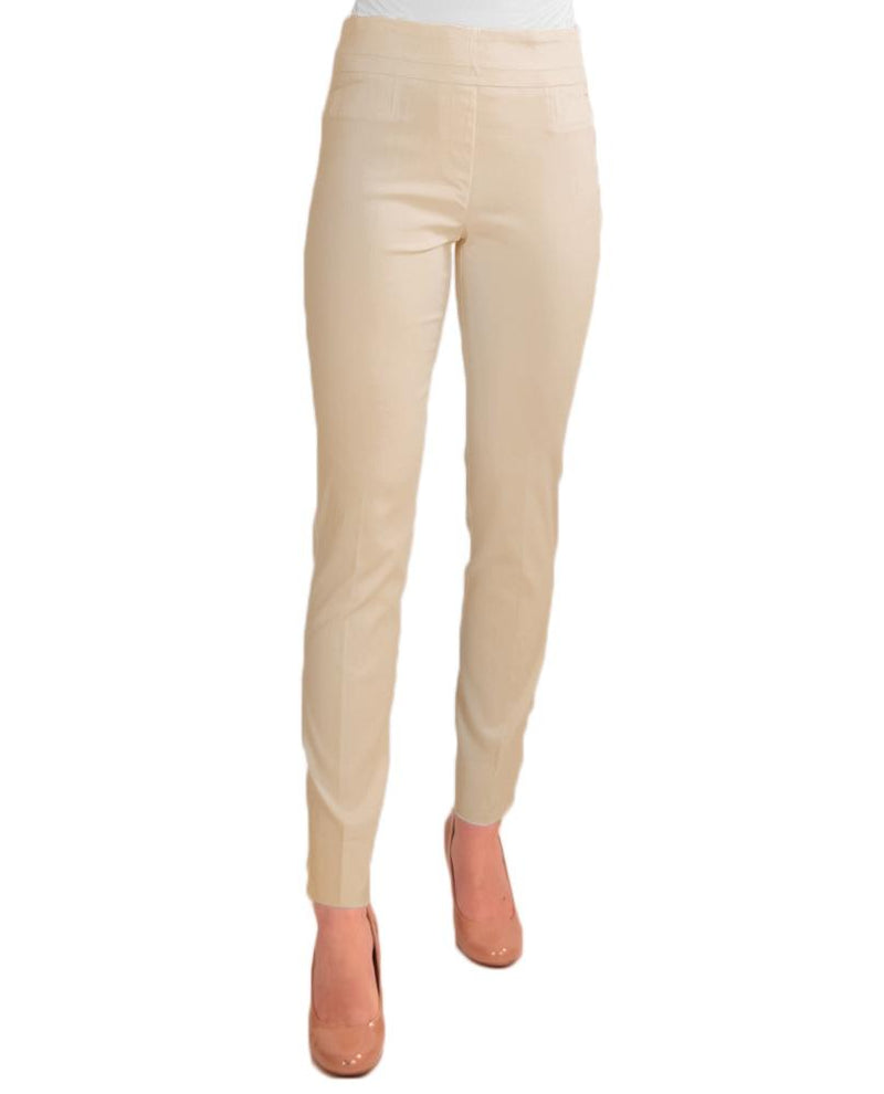 Sand Renuar R1721 Paris Cigarette Skinny Pull on Pants with slimming waistband for smoothing