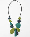 SYLCA DW22N03 LONG ALEXIS NECKLACE GREEN