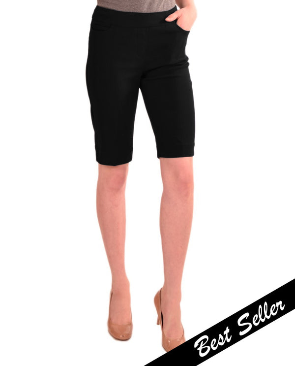 SlimSation M2632 Bermuda Shorts Black