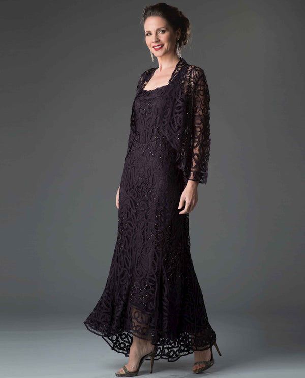 soulmates silk lace jacket dress C1067 Soulmates