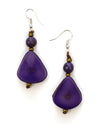 TAGUA 1E800 ALMA EARRINGS PURPLE