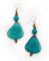TAGUA 1E800 ALMA EARRINGS TURQUOISE