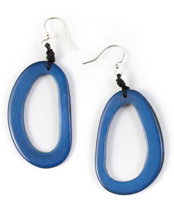 Tagua 1E440 Marianitas Earring Azul