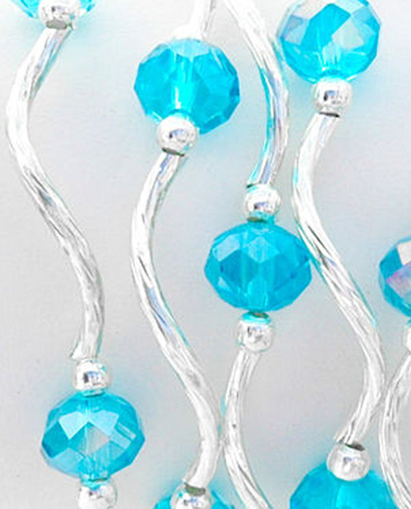My Fun Colors 703 Crystal Bracelet-Aqua Ab