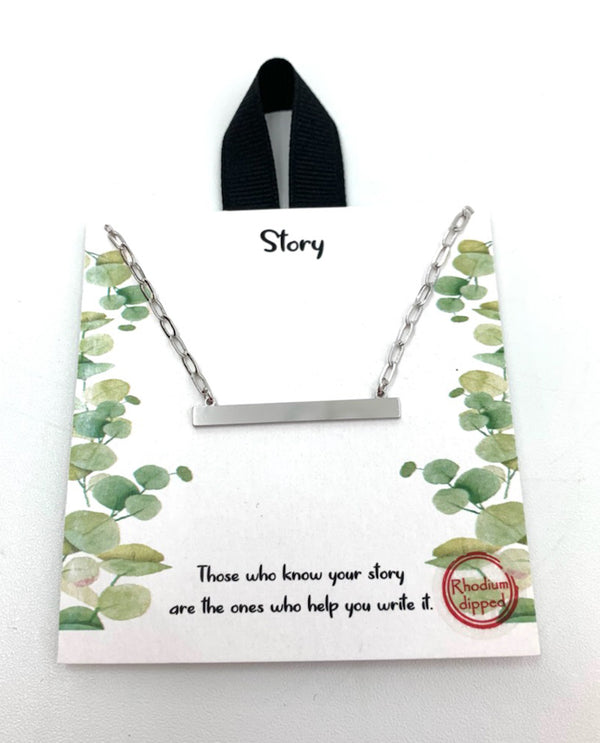 Your Story Necklace silver