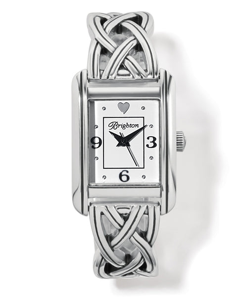 Brighton Edinburgh Watch Silver Celtic Knot Leather Band Edinburgh Watch - Brighton main image 3
