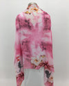 Pink Silky Large Scarf