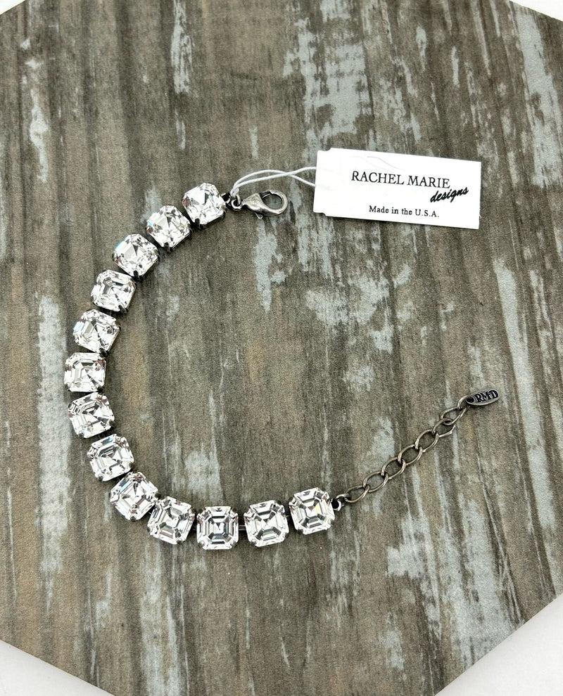 RACHEL MARIE DESIGNS INNA IMPERIAL BRACELET CLEAR