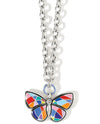 BRIGHTON JM7378 COLORMIX BUTTERFLY RING NECKLACE