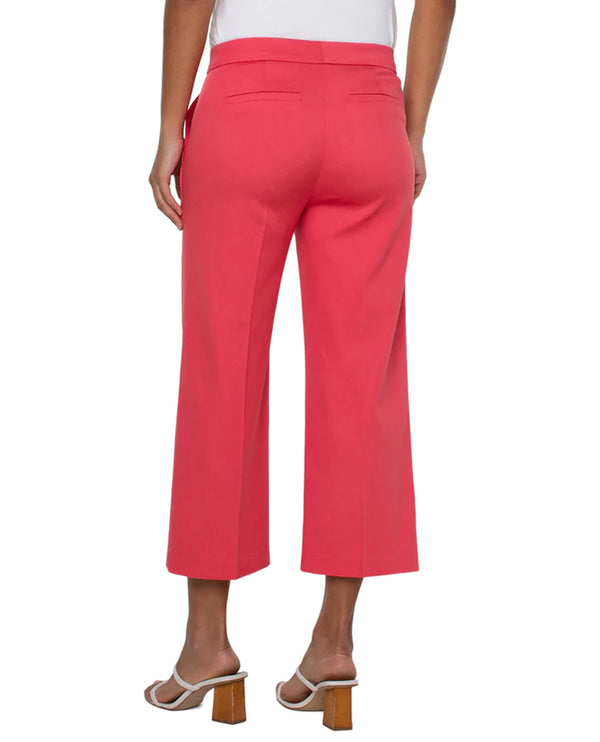 LIVERPOOL LM5513ME CROPPED TROUSER 26" WATERMELON