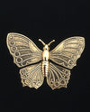 Gold Large Butterfly Brooch