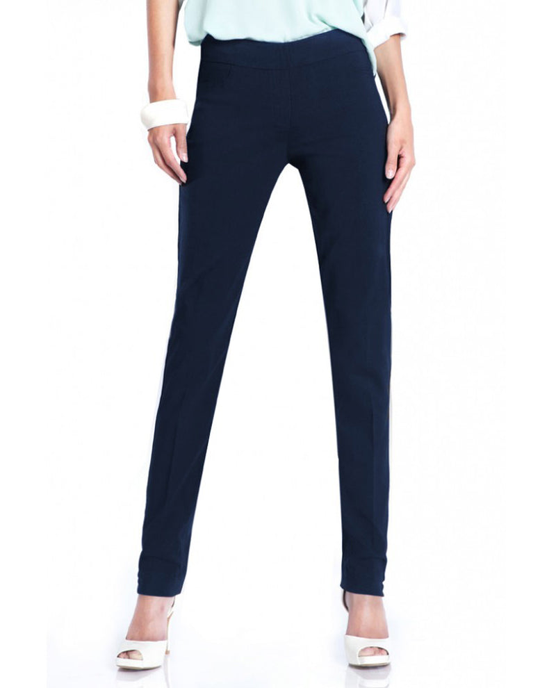 ANKLE Women's Wide Band Pull On Pant with Tummy Control (M2623P