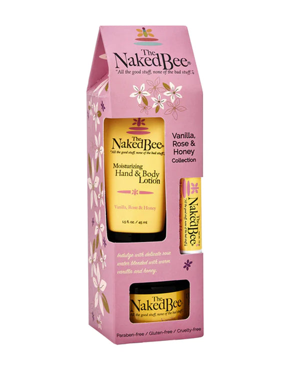 NAKED BEE NBGS-VR VANILLA, ROSE & HONEY GIFT COLLECTION