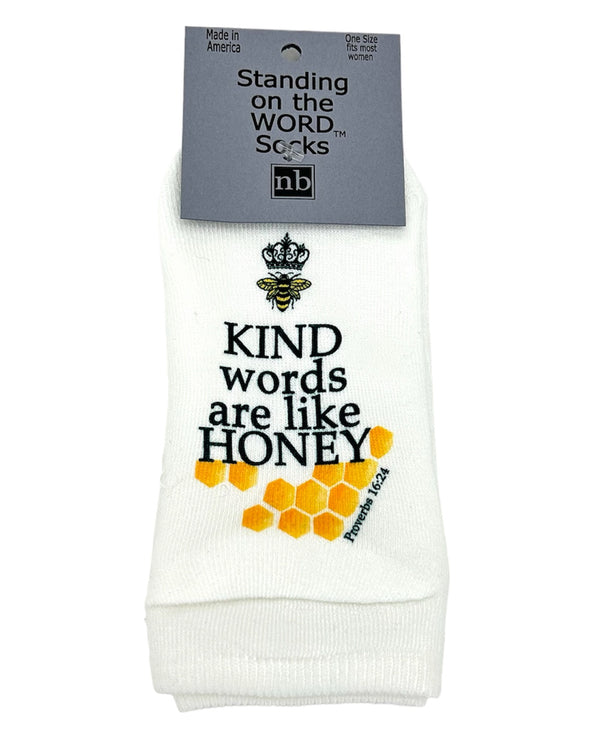 STANDING ON THE WORD PROVERBS 16:24 SOCK