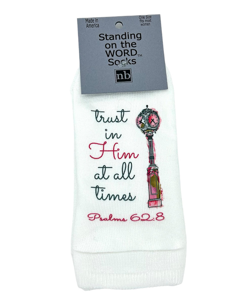 STANDING ON THE WORD PSALMS 62:8 SOCK